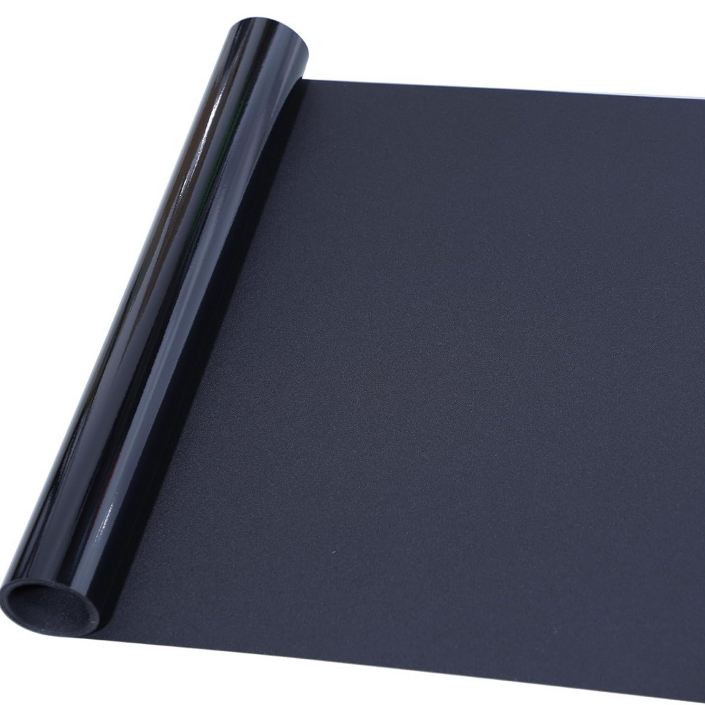 Raamfolie - Verduisterend zwart - Statisch - Zonwerende plakfolie raam - Extra breed (75cm) - Glasfolie