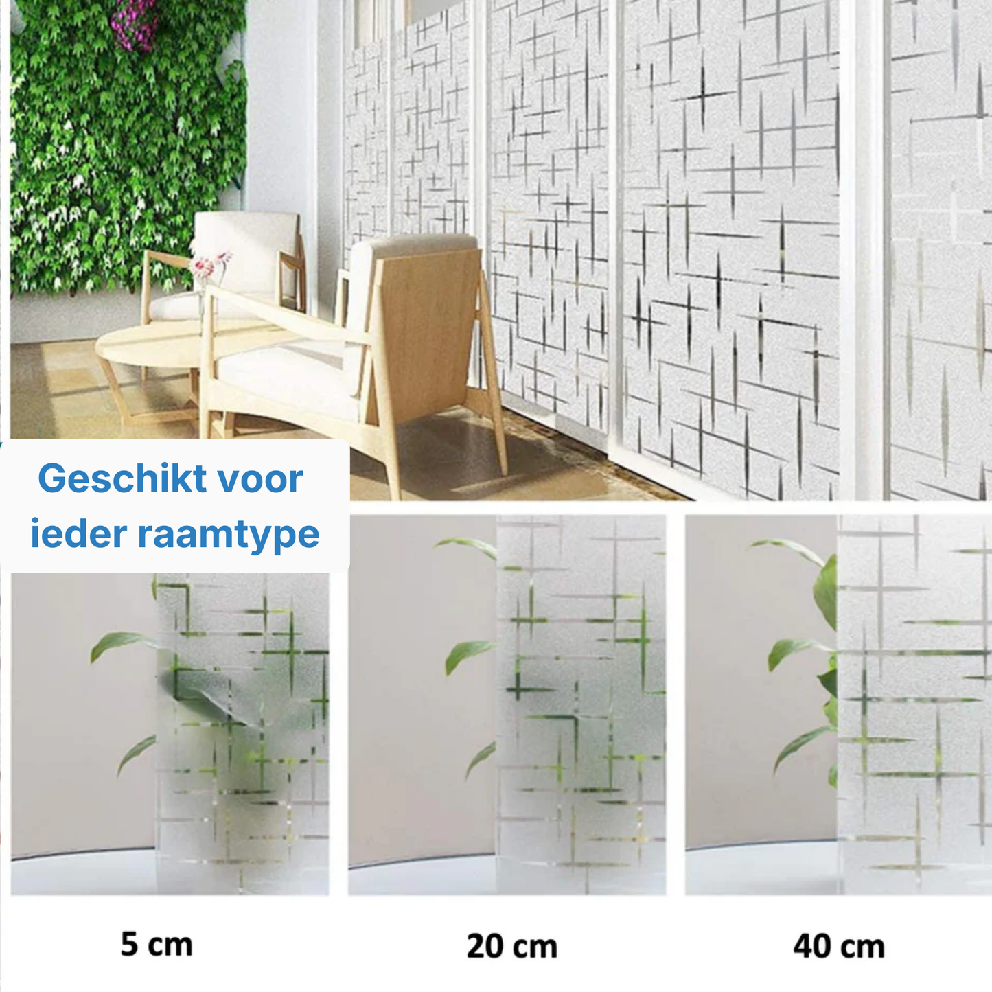 Sterrenpatroon folie voor kinderkamer