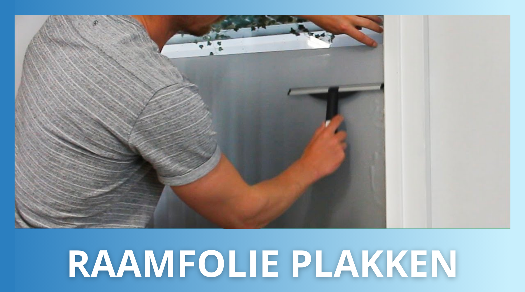 Video laden: Raamfolie plakken. Hoe doe je dat? uitlegfilmpje