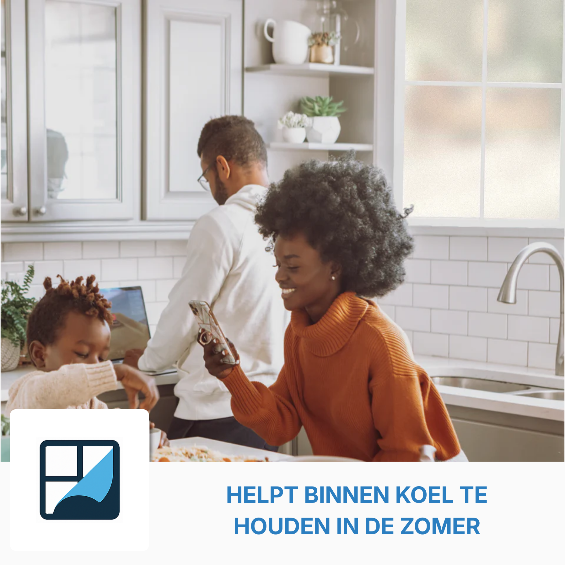 Decoratieve melkglas folie voor keukenramen