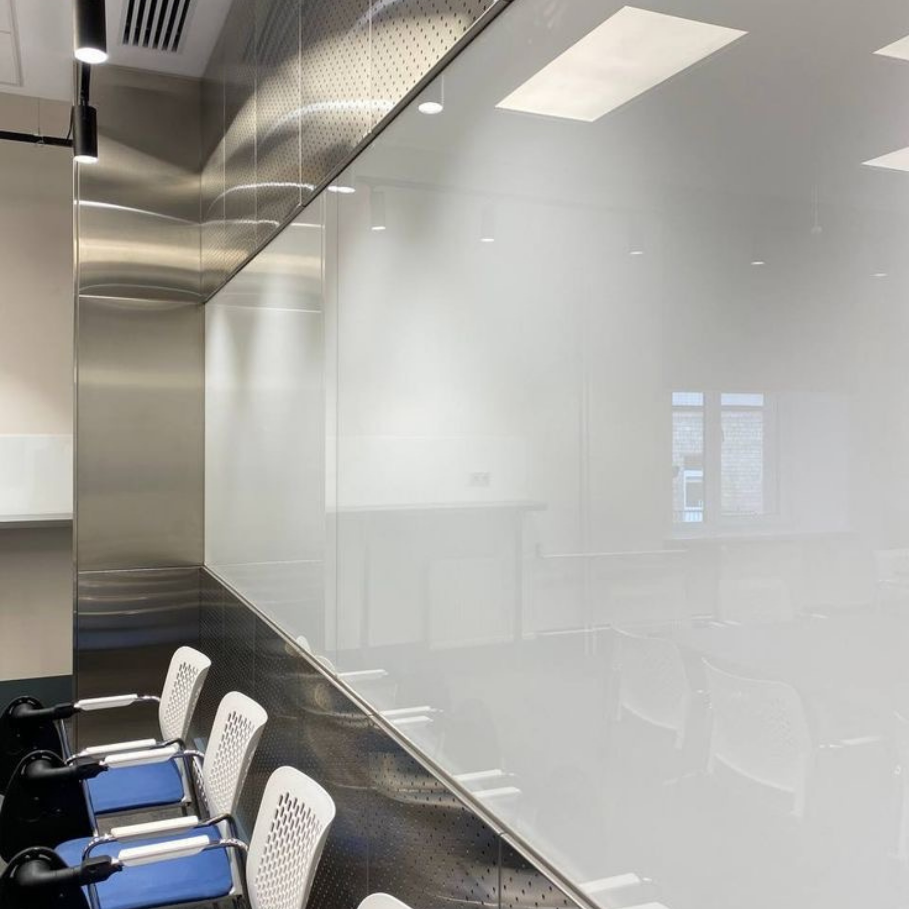 Decoratieve witte folie voor kantoor