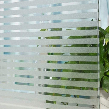 Gestreepte folie voor badkamer en douche