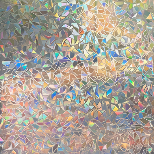 Glinsterende raamfolie voor sprankelend effect