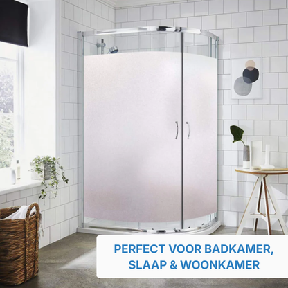 Melkglas folie voor douche en badkamer