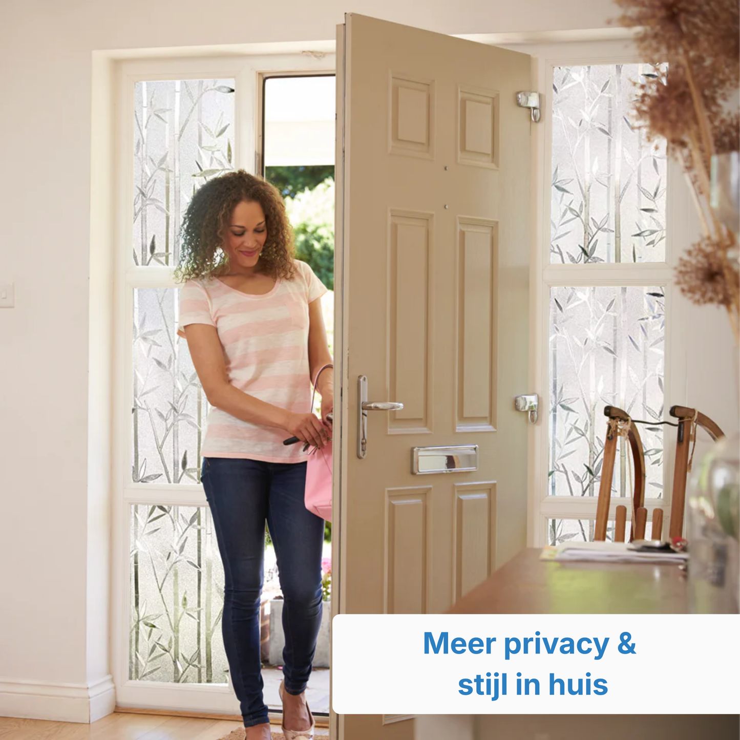 Moderne bamboe folie voor woonkamer