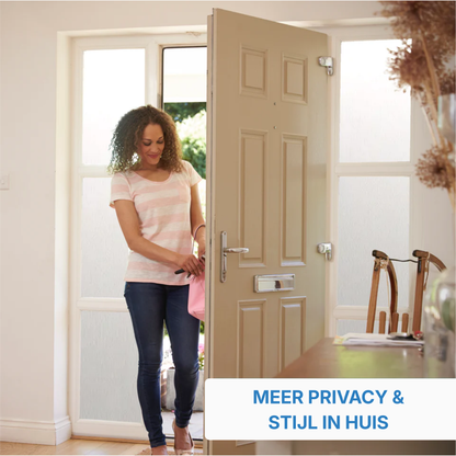 Moderne melkglas folie voor kantoor ramen