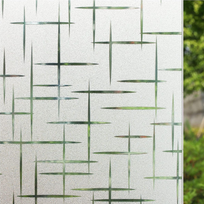 Sterrenpatroon raamfolie voor speels effect