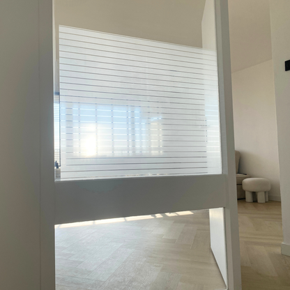 Zelfklevende gestreepte folie ramen