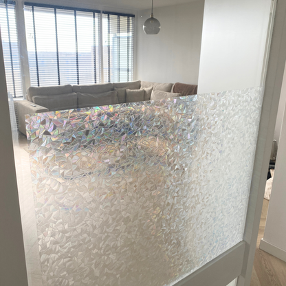 Zelfklevende glitter raamfolie decoratief